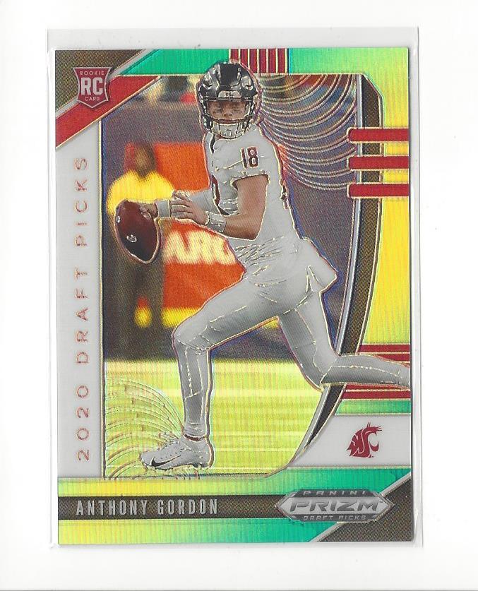 Anthony Gordon Panini Prizm Draft Picks #149 Green/Yellow