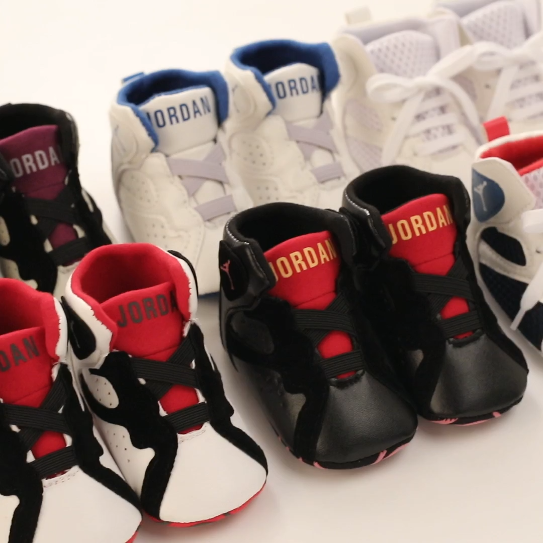 Soft Sole Baby Shoes First Walker Canvas Sneaker Crib Shoes 3-18 Months Boy  Girl