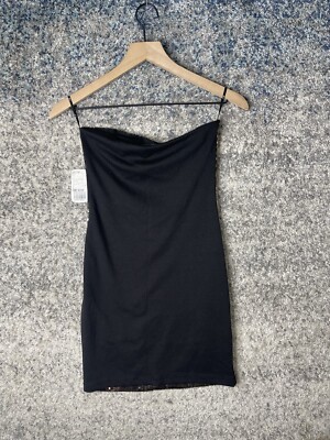 FOREVER 21 Metallic Tube Mini Strapless Dress Small Gold Glitter Brown  Sparkle | eBay