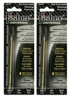 Fisher Space Pen Su4f Universal Refill / Two (2) Black su Series Ink Refills Fisher Space Pen Su4f Universal Refill / Two (2) Black su Series Ink Refills