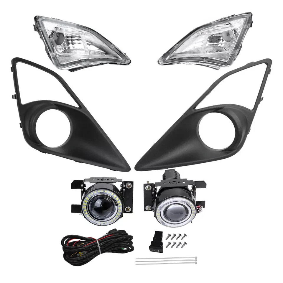 2PCS Fit 2012-2016 Toyota GT86 Scion FR-S LED Fog Lights Lamps w/Wiring Set - Image 3 of 4