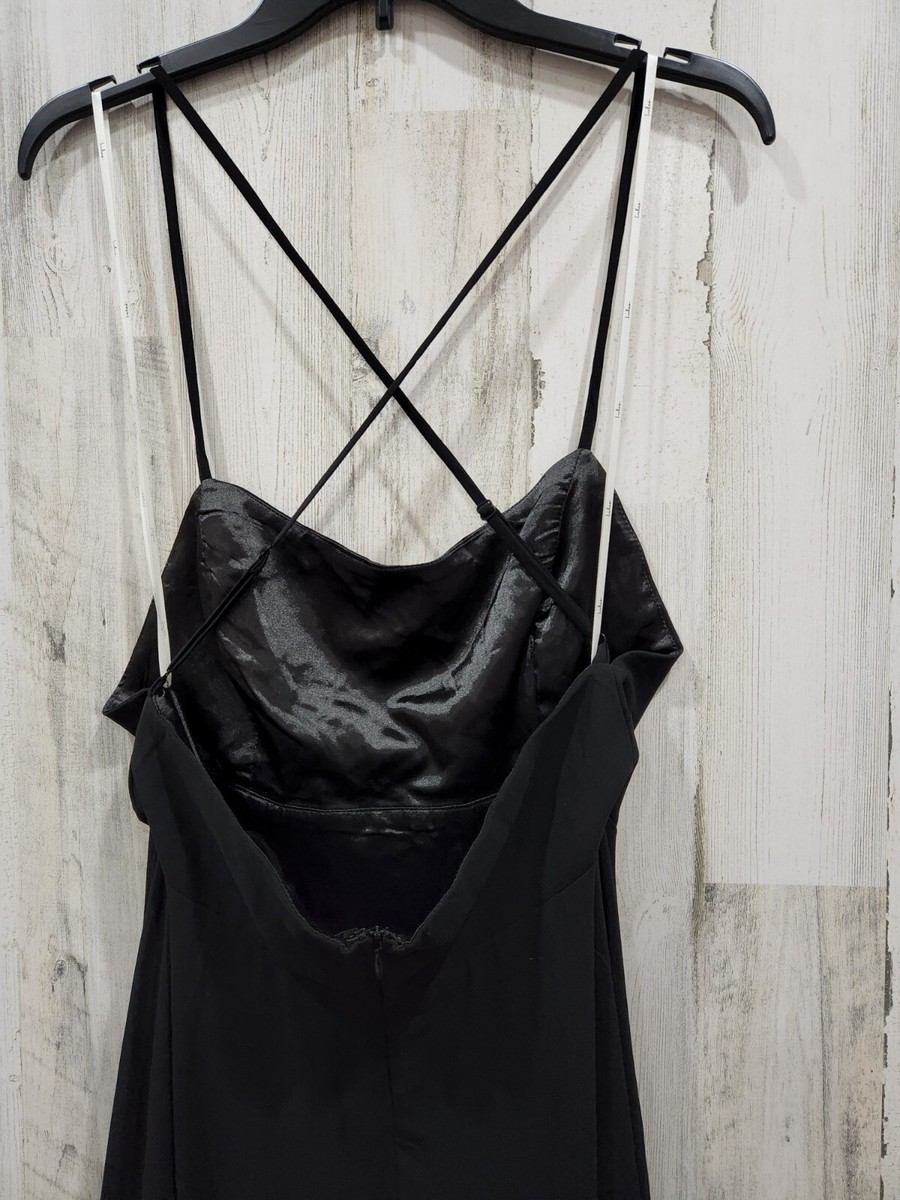 LULUS Dreamy Romance Black Backless Maxi Dress**Stunning Style Size  LARGE**NWOT | eBay