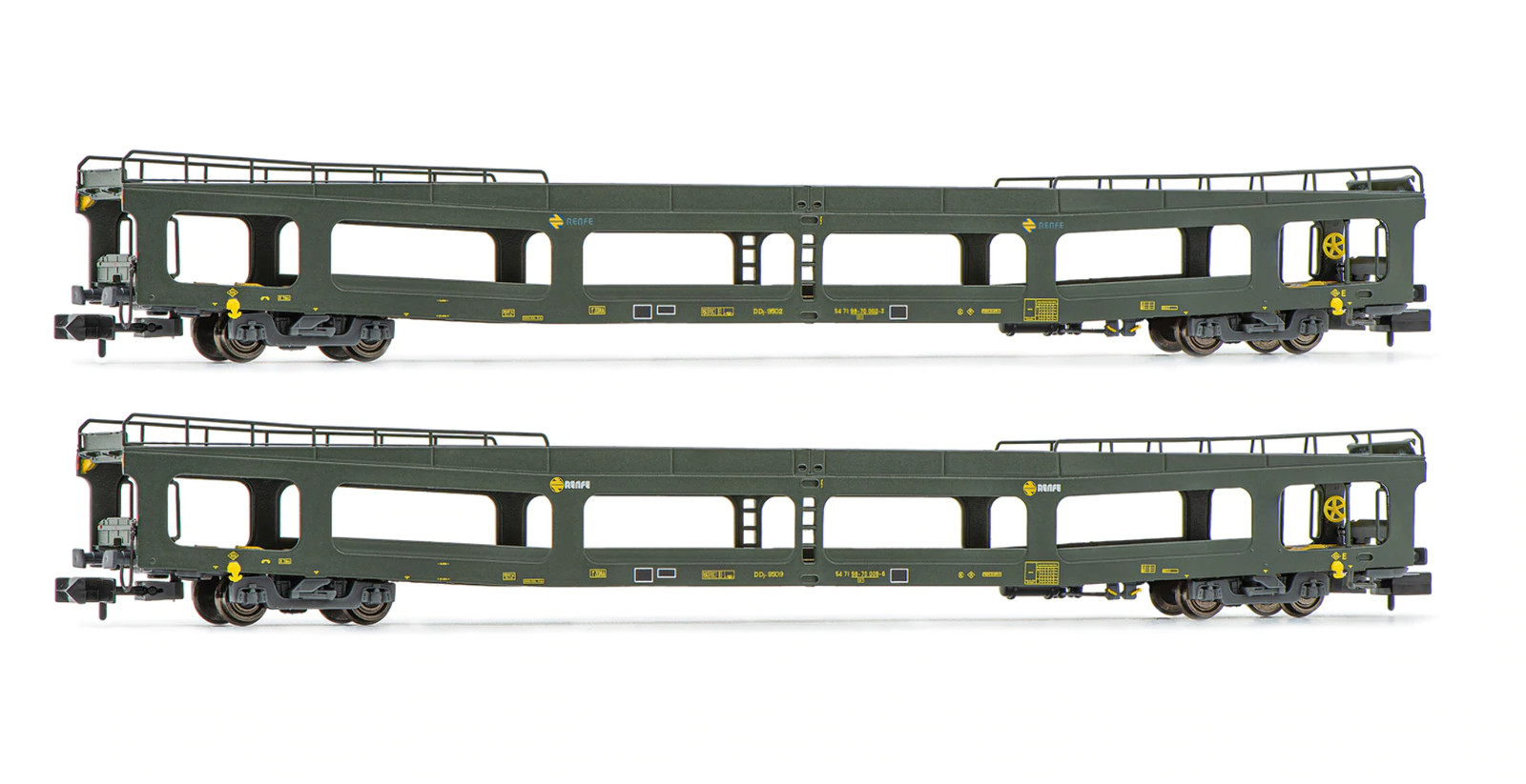 Arnold HN4350 N Gauge RENFE DDMA Car Transporter Set (2) IV