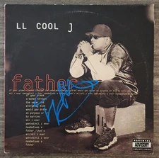 LL Cool J Signed Father Vinyl Record 12" Single Hip Hop LEGEND RAD