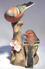 ROYAL WORCESTER BIRD FIGURE GROUP  CHAFFINCH 3364