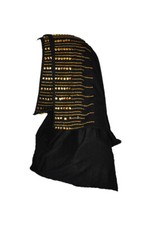 Black Hijab Scarf with Embellishments