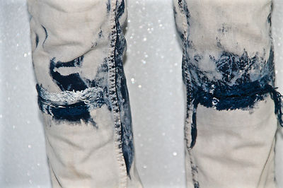 Jeans Destroy Délavé Femme HIGH USE Taille 38 - Blanc - Neuf Avec étiquettes