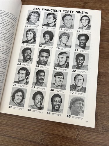 Vintage Sept 30 1973 NFL Pro Magazine Game Program Joe Greene Larry Brown - Picture 14 of 24