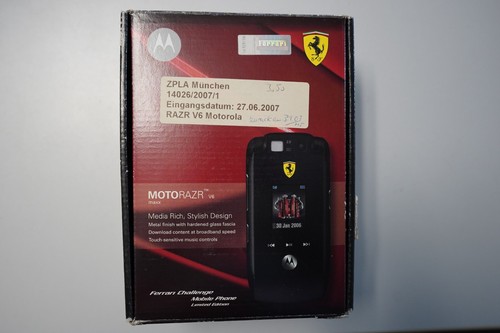 Motorola RAZR V6 maxx Ferrari Challenge - Mobile phone - In original box - Bild 2 von 10
