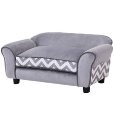 PawHut Dog Sofa Bed for XS-Sized Dogs, Cat Sofa with Soft Cushion, Pet Chair