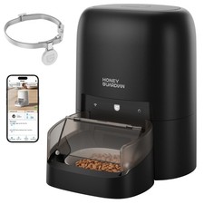 RFID Automatic Cat Feeder with Collar Tag-Activated Personalized Meal, 4.6L 5...