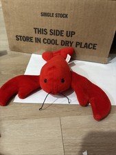 TY Beanie Baby - PINCHERS the Lobster 8.5 inch - MWMTs