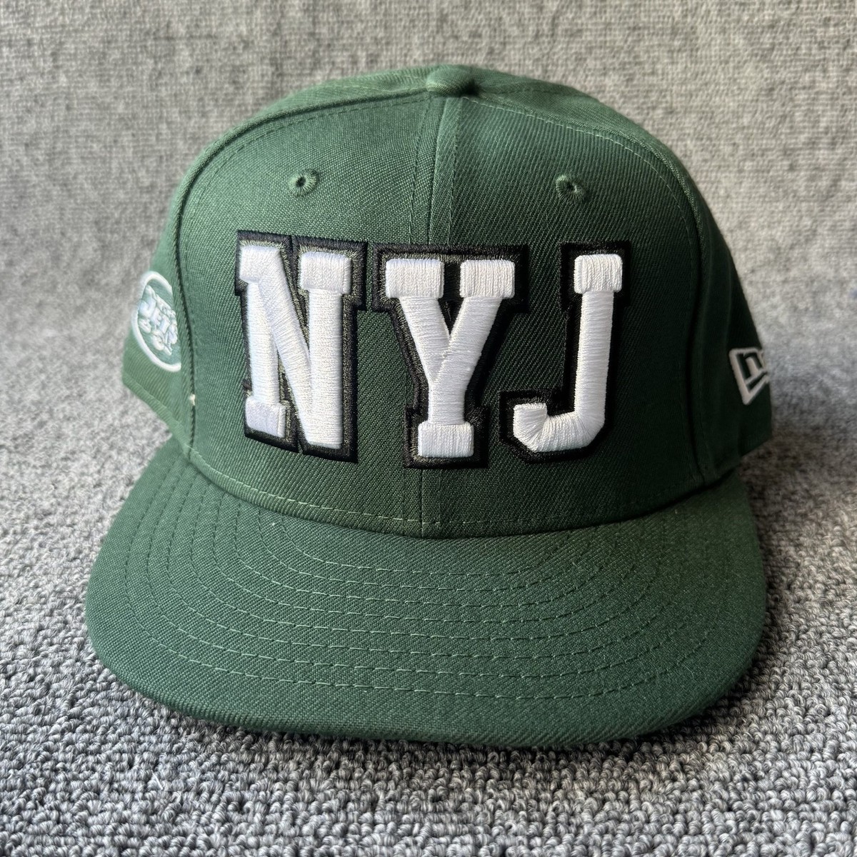 New Era NY Jets Snapback Flat Brim Green Hat Adjustable NFL