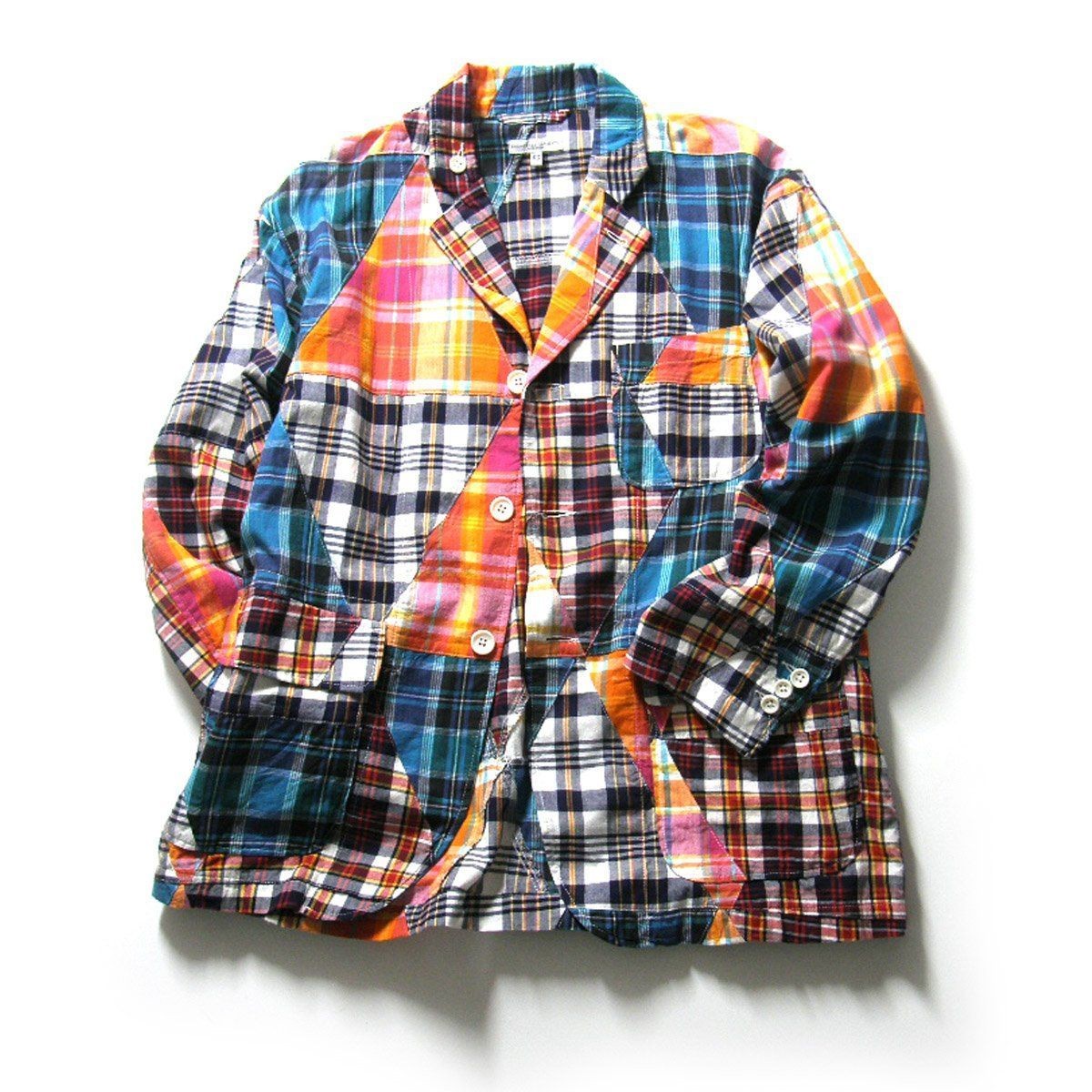 Engineered Garments Patchwork Jacket Made in USA … - image 11