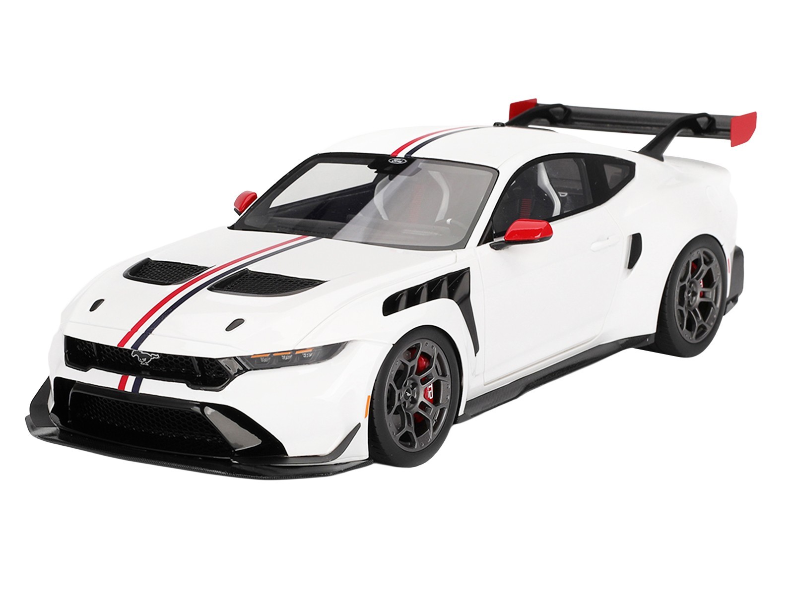 FORD MUSTANG GTD SPIRIT OF AMERICA WHITE 118 MODEL CAR BY TOP SPEED TS0675 33690₽
