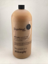 PHILOSOPHY The GINGERBREAD MAN HYDRATING SHOWER GEL 64 OZ NEW Sealed W/Pump 0.92 per gallon