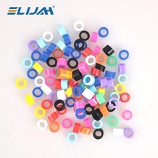100 Pcs Dental Silicone Code Rings Instrument Autoclavable 135 C Assorted Color