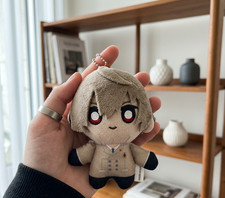 10cm Persona 5 Akechi Goro Plush Doll Anime Plushie Keychain Pendant Toy Gifts
