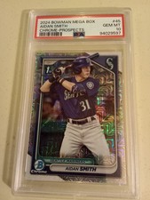 2024 Bowman Chrome Prospects Aidan Smith MEGA BOX #BCP45 Graded PSA 10 Gem Mint