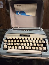 Vintage 1960s Brother Webster Portable Typewriter With Case thumbnail