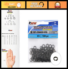 Stainless Steel Split Rings - 100pcs, 3X Stronger Than Brass, Superior Holding P
