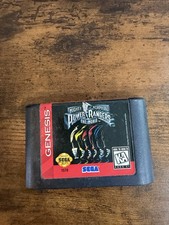 Mighty Morphin Power Rangers: The Movie Sega Genesis 1995 Cartridge