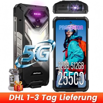 Ulefone Armor 34 Pro Mit Projektor Outdoor Handy 32GB+512GB 25500mAh Smartphone