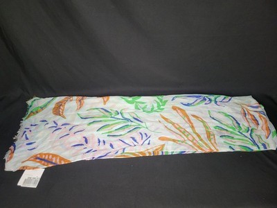 Echo Womens Coastal Palm Oblong Scarf  **NWT**