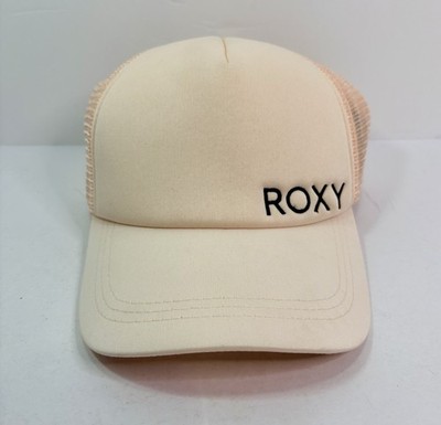 ROXY Hat Cap Snap Back Trucker Women One Size Light Pink Outdoor NEW WITH TAGS