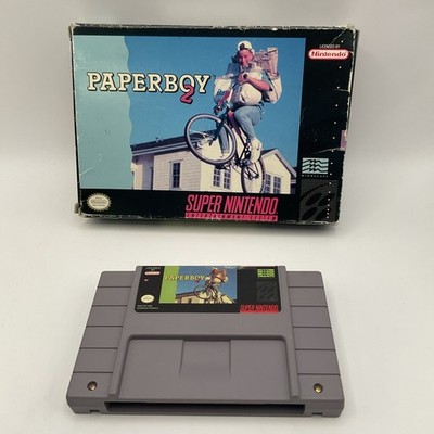 Paperboy 2 (Super Nintendo Entertainment System, 1991) SNES w/ Cartridge & Box