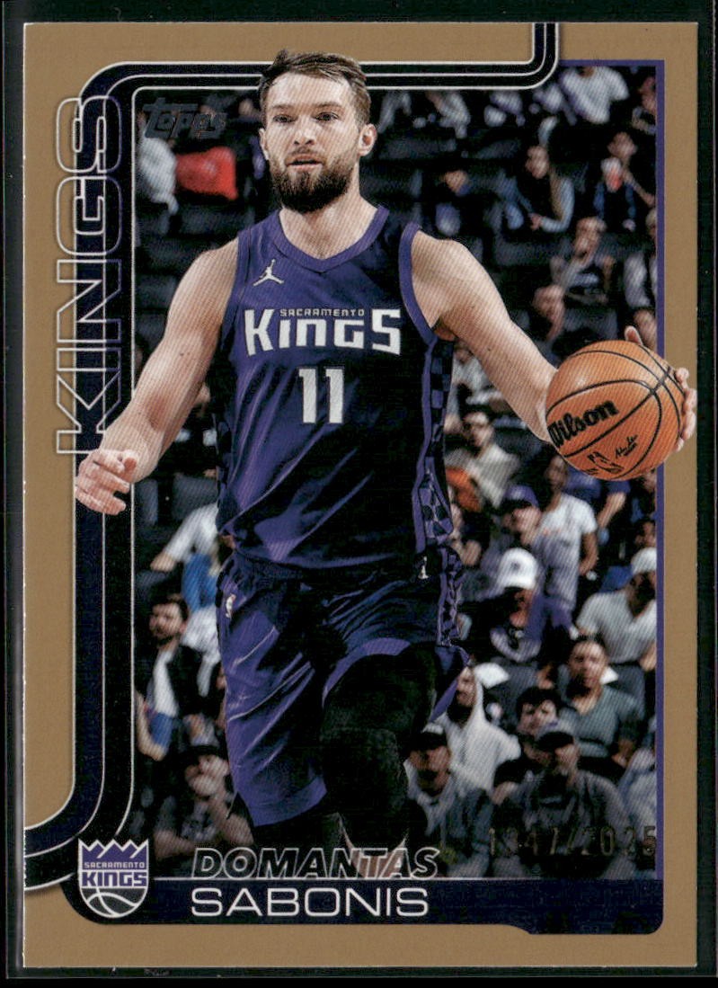2025-26 Topps #167 Domantas Sabonis Gold #/2025