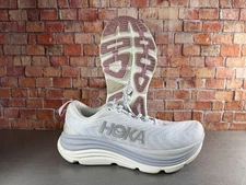 Hoka One One Womens Gaviota 5 1134235 SCP Gray Running Shoes Size 10 B ⚡️