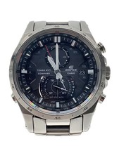 CASIO Wristwatch Analog Stainless BLK SLV EQW A1200