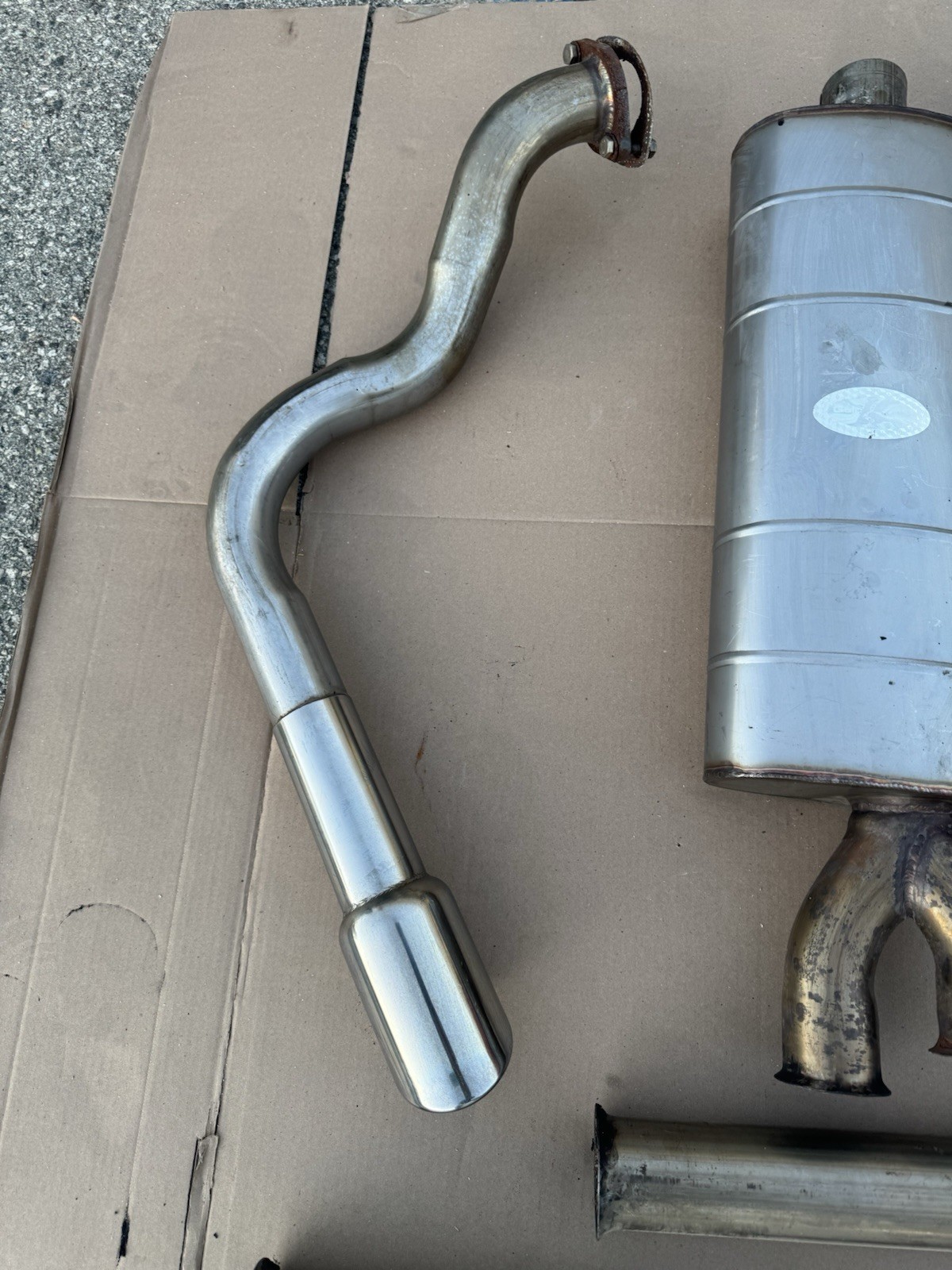 Lamborghini LM002 Exhaust Stainless Quick Sliver OEM