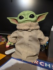 Star Wars Mandalorian The Child 11" Plush Baby Yoda Grogu Doll Mattel