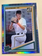 Levi Sterling 2025 Donruss Liberty Foil Parallel #164 Pirates Rated Prospect