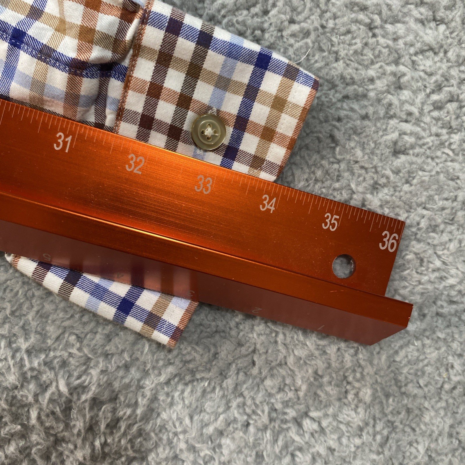 Orvis Medium Multicolor Plaid Button Down Collar … - image 10