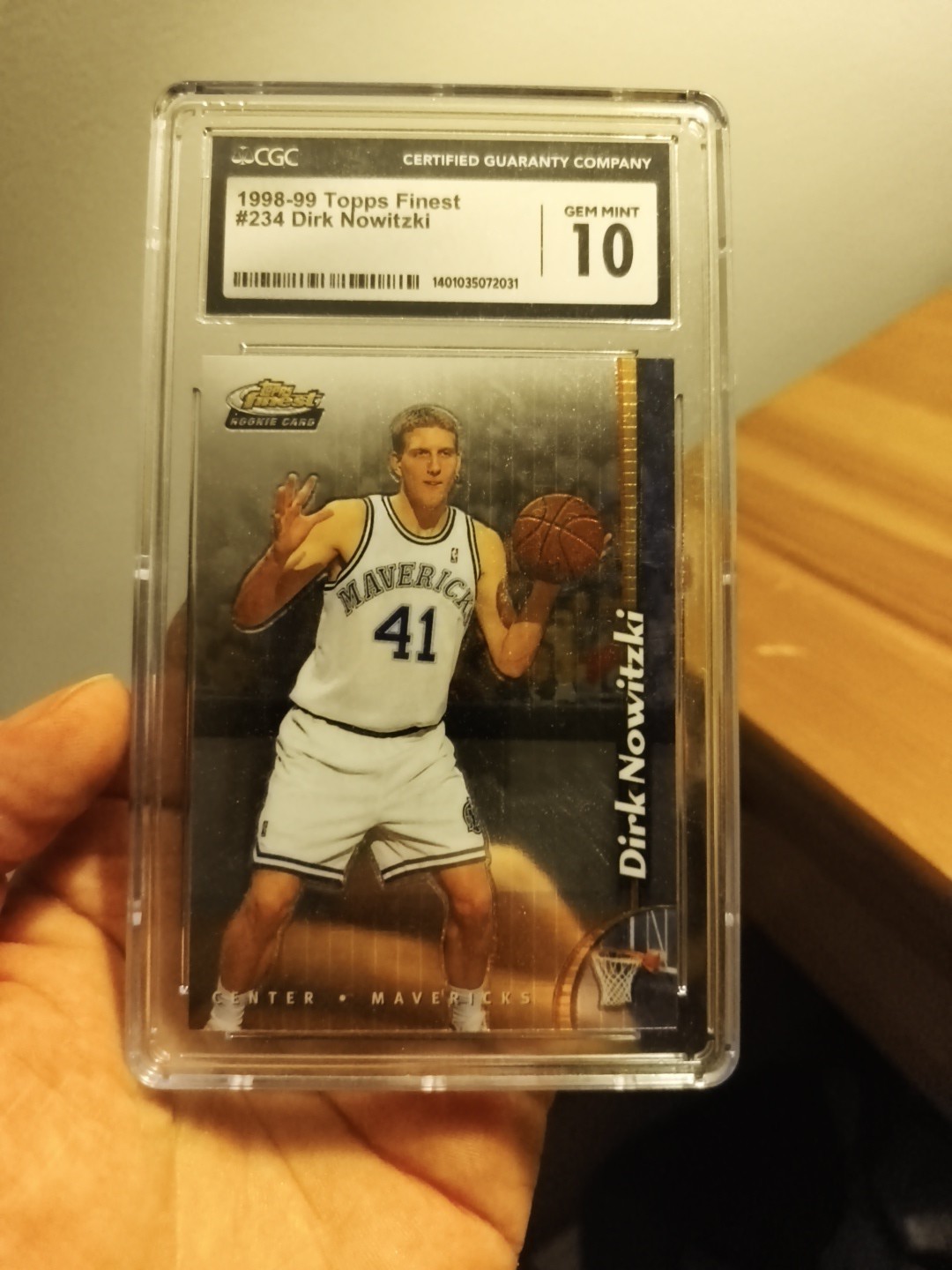 1998 Finest #234 Dirk Nowitzki Refractors