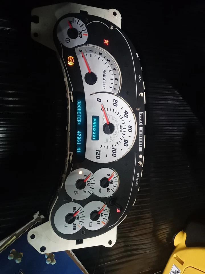 Falta cubierta de lente Hummer H2 MPH instrumento velocímetro grupo DSWF 15179500 Foto 4 de 4