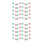 10 pezzi di bandierine, bandierine in tessuto per la cameretta dei bambini, bandierine rosa da 3,15 m, tessuto per giardino, festa nuziale, decorazione per la camera da letto dei bambini (rosa