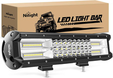 15-Inch 216W LED Light Bar, Triple Row Flood Spot Combo for Off-Road Use