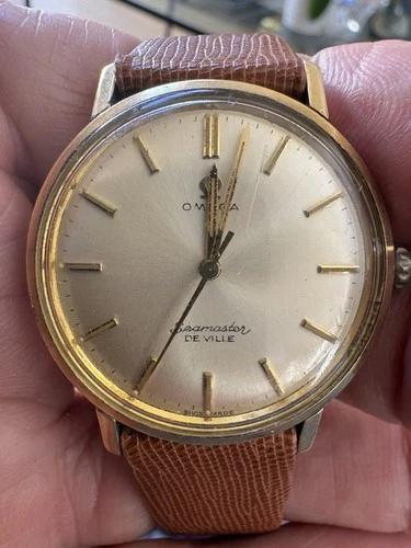 Vintage Omega Seamaster DeVille -Manual ,34 MM, Gold Filled