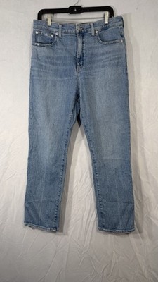 Madewell '90s Straight Jeans Womens 30x30 True Size High Rise Stretch Denim