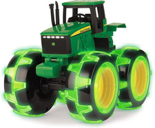 Monster Treads Lightning Wheels - John Deere Tractor - Motion Activated Light up