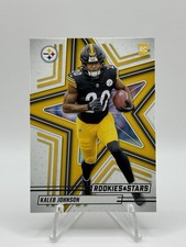 Kaleb Johnson 2025 Panini Rookies & Stars #148 Pittsburgh Steelers RC