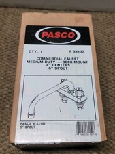PASCO 33152 Commercial Faucet 4 Center Deck M...