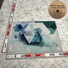 Geometric Art Rug Japanese Mat Blue 23.6"x15.7"/60x40cm 000324