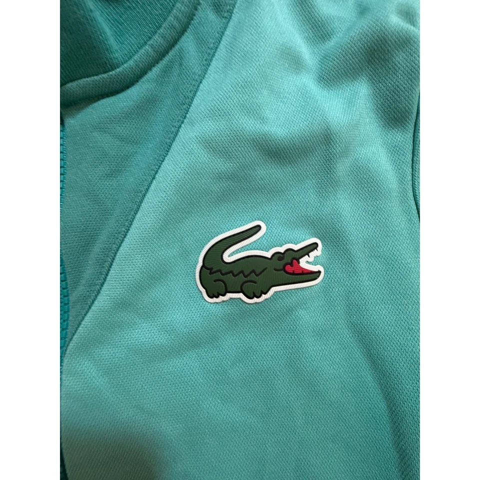 Chaqueta abierta Lacoste Sport Miami XS cremallera completa chaqueta de pista para mujer azul manga larga Foto 2 de 4