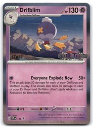 Drifblim SVP 135 Scarlet & Violet Promo Card Holo