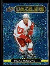 2021-22 Upper Deck Series 2 Dazzlers Blue #DZ-68 Lucas Raymond
